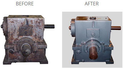 gearbox repair before and after pictures